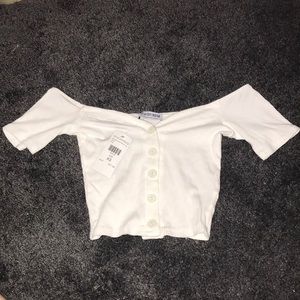 Fashion Nova Off The Shoulder Crop Top